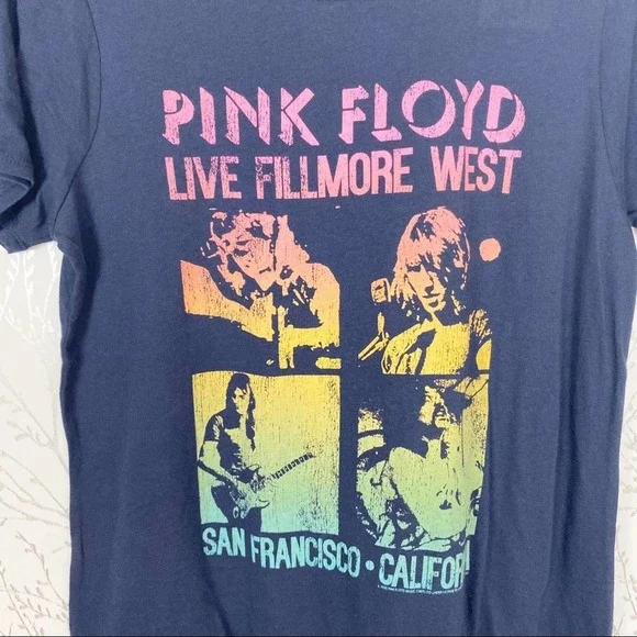 CHASER Pink Floyd Fillmore West Concert Tee NWT M - Picture 4 of 8